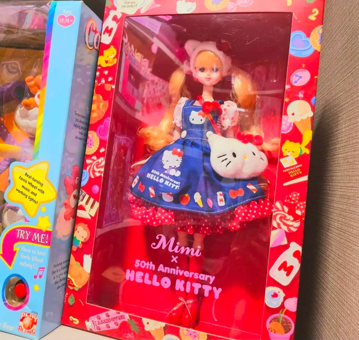 ハローキティ 50周年 ミミコラボ ぬいぐるみ