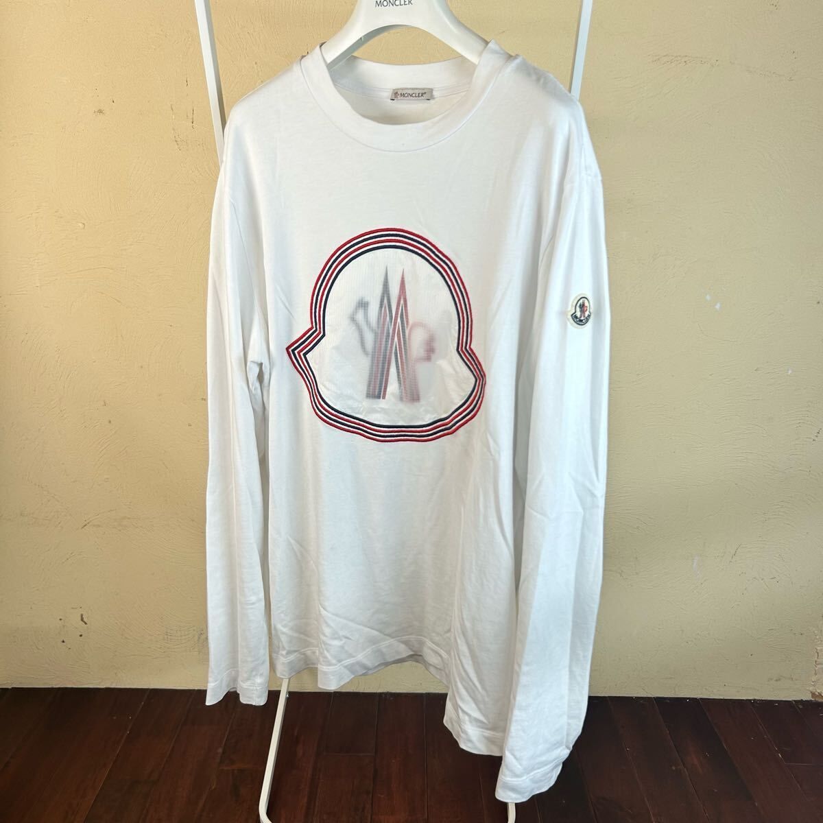 MONCLER モンクレール ロンT長袖Tシャツ白M - メルカリ