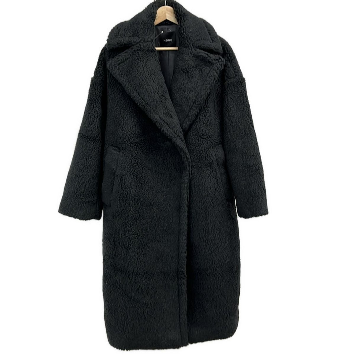 N.O.R.C ノーク コート サイズ2 M レディース - 黒 長袖 ボア 冬