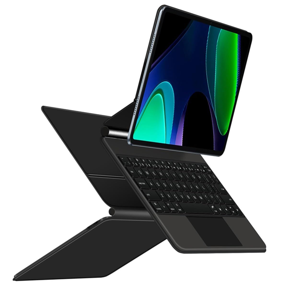 マジック キーボード Xiaomi Pad 6 6 Pro マグネット式 タッチパッド バックライト付き 磁気吸着 シャオミ Pad 6 シャオミ6 Pro キーボードケース バックライト付き キーボード タッチパネル搭載 マルチタッチ フローティングデ