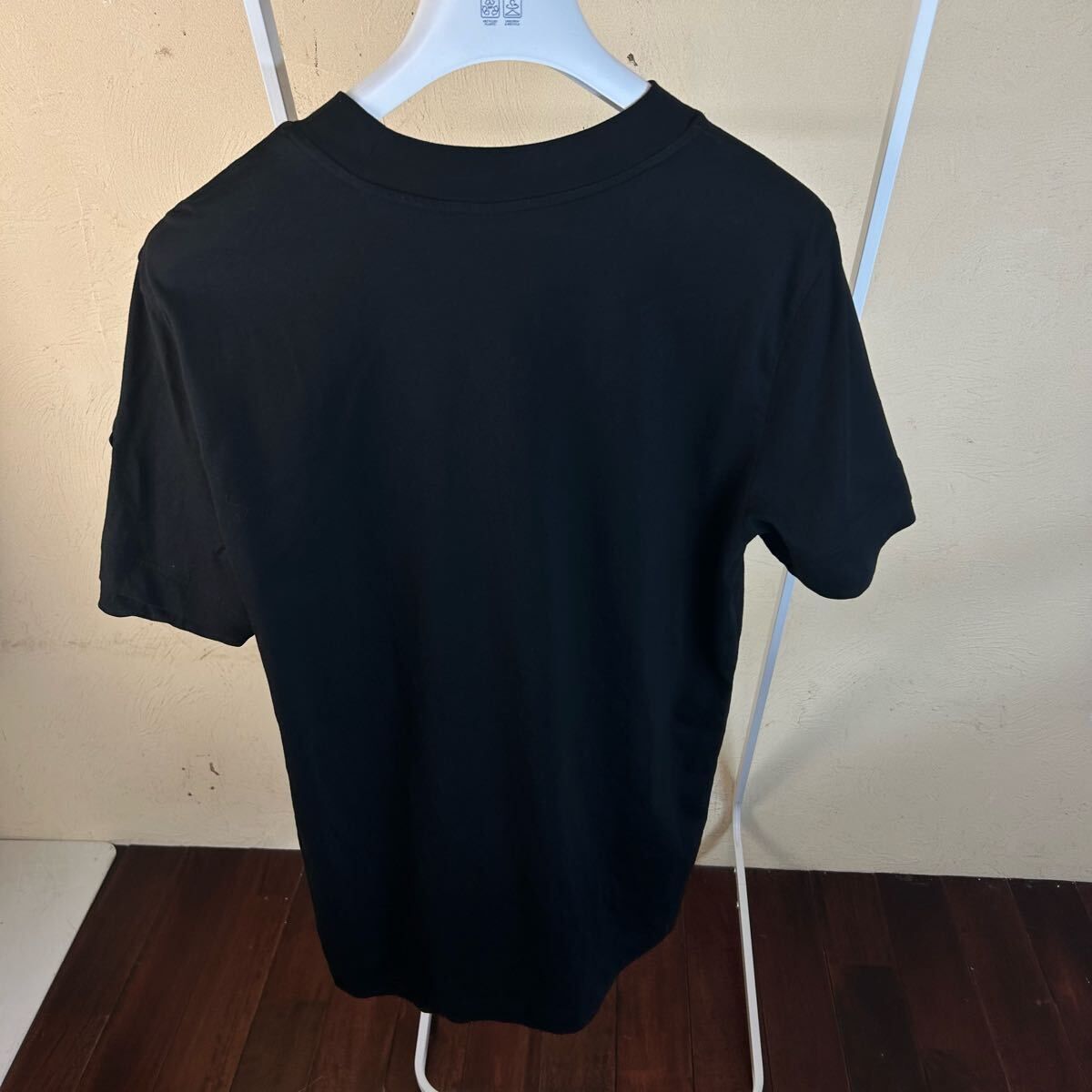 極美品新作】MONCLER モンクレール半袖Tシャツラバーワッペン黒XS