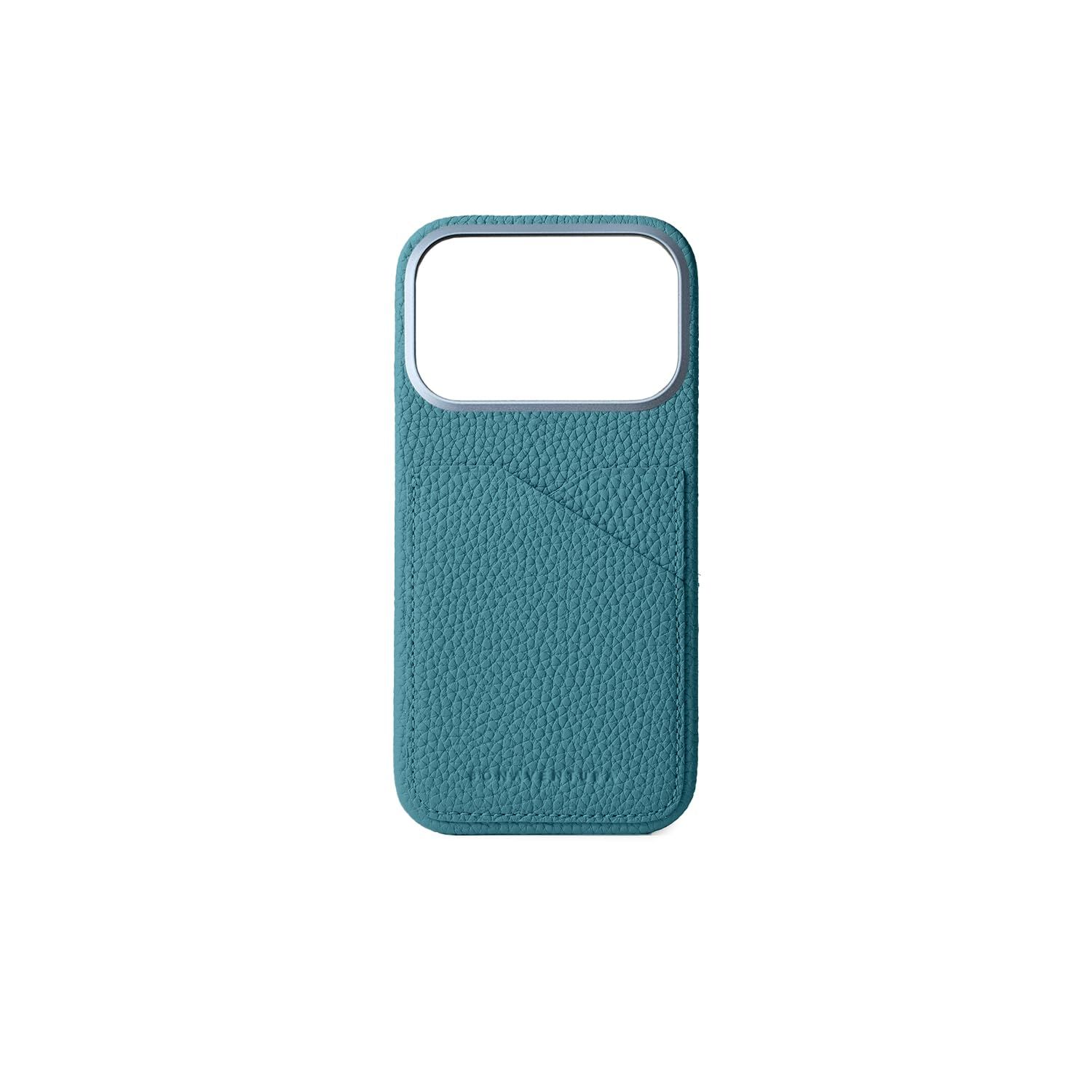 ボナベンチュラ for iPhone 17 Pro バックカバーケース シュリンクレザー ブルーシアン スマホケース ヨーロッパ最 レザー 本革 プレゼント BPCT17P-BC