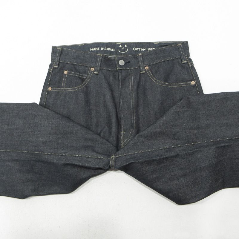 ４５アールピーエム ジップフライデニムパンツ