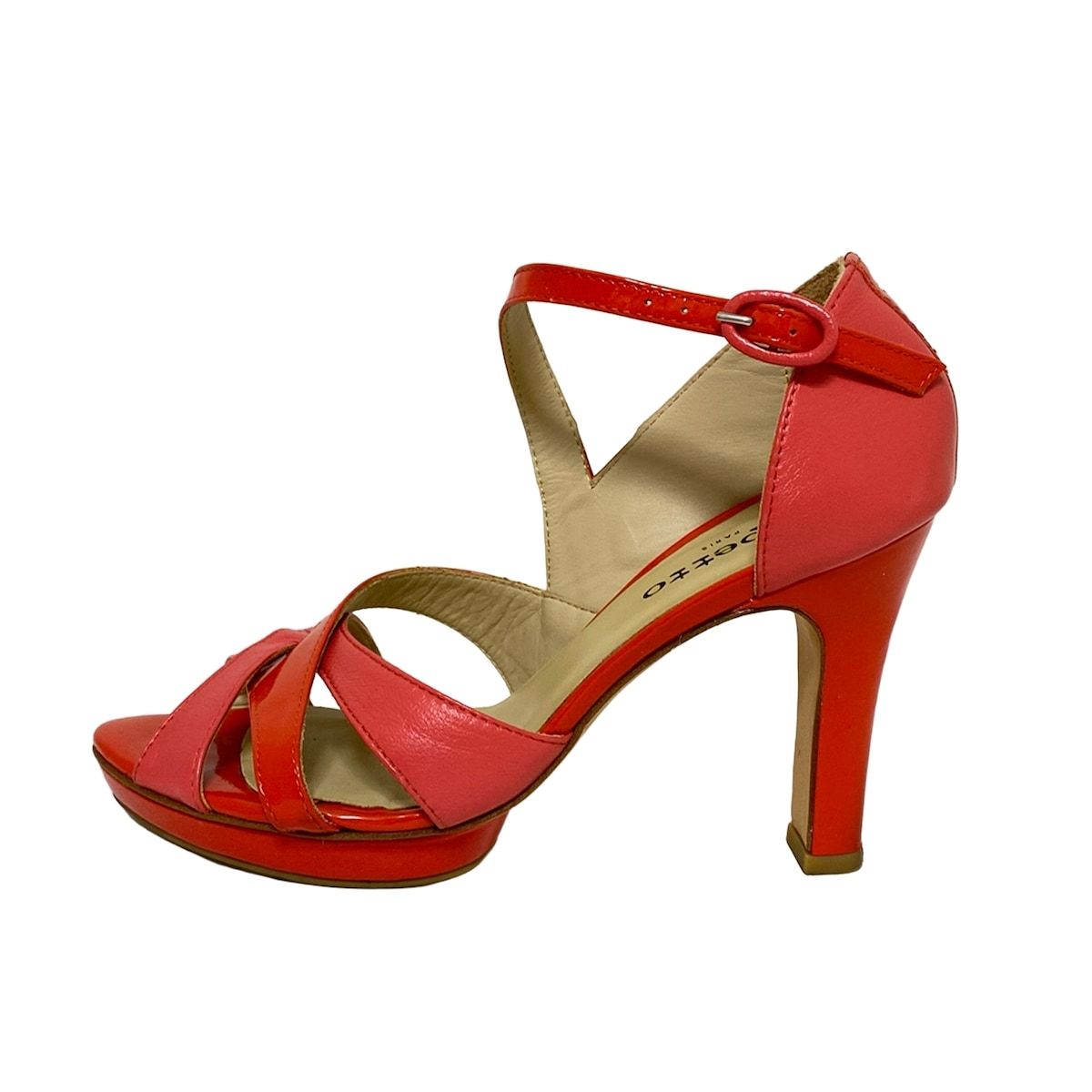 repetto(レペット) パンプス 36 レディース - ピンク×レッド オープン