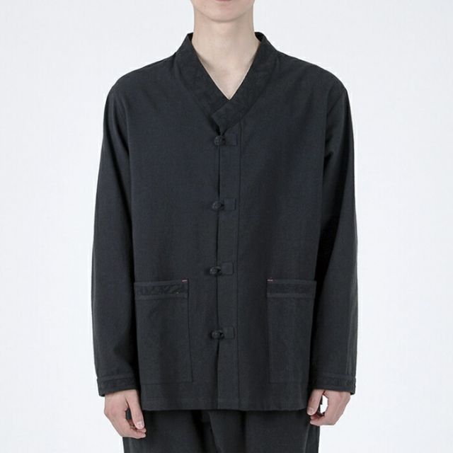 韓国チョゴリ 韓服 BTS JUNG KOOK V 着用 男女兼用ブラック o krc 24002 bl s 私服 着ている K POP ラフな着こなし 黒 韓国 ファッション ダンス 衣装 セッ