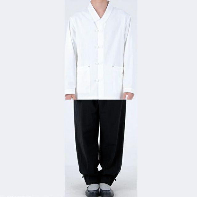 韓国チョゴリ 韓服 BTS JUNG KOOK V 着用 男女兼用V首ホワイト×ブラック o-krc-24002-wb-s 私服 K-POP ラフな着こなし 白 黒 シンプル 韓国 ダンス 衣装 セット