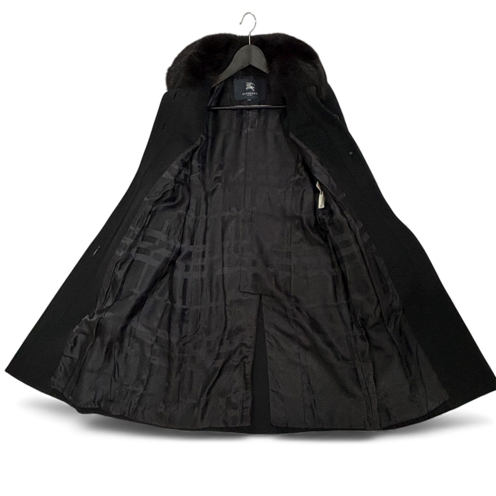 美品✨バーバリー ロンドン BURBERRY LONDON カシミヤ ロングコート