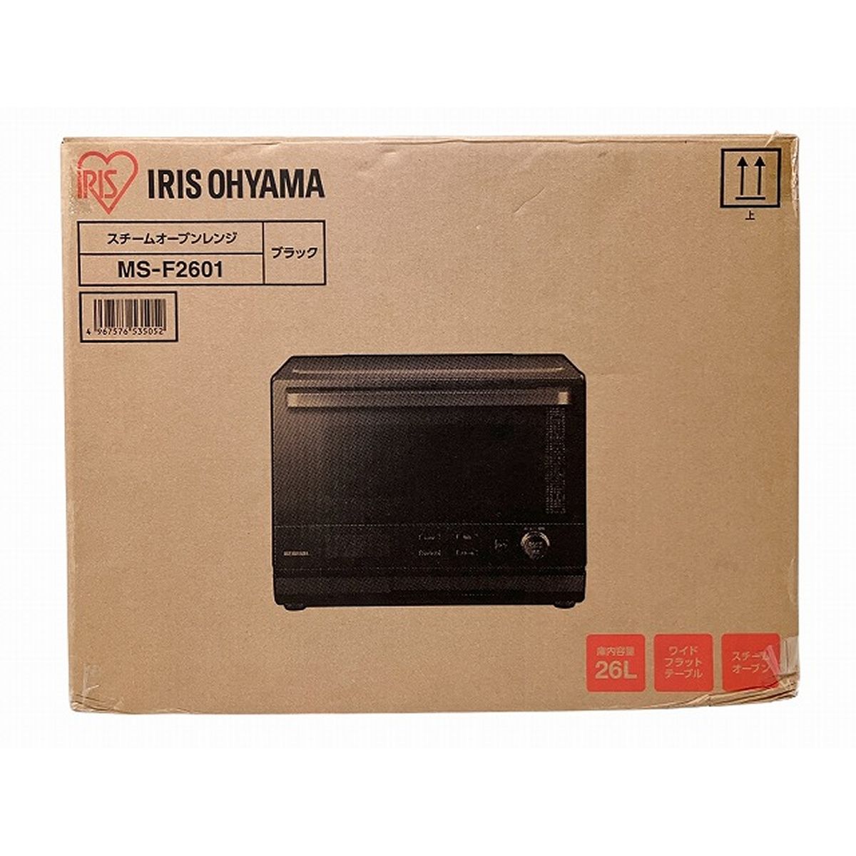 IRIS OHYAMA MS F 2601 電子レンジ 製 スチームオーブン ブラック アイリスオーヤマ 家電