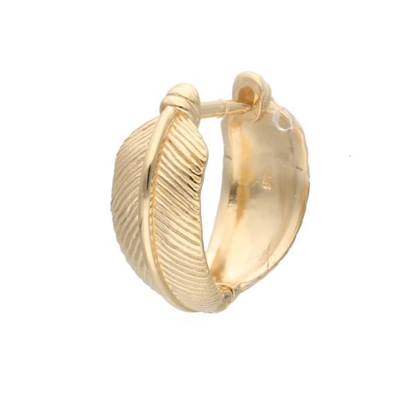 記念日のプレゼントにも最適 18金ピアス ユニセックス片耳用