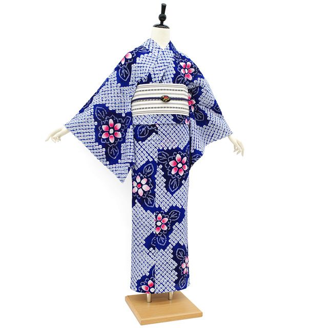 ❤️有松鳴海絞り浴衣　超美品　仕付け付き　✨超美品✨お手入れ済み　新品畳紙付き 有松鳴海絞り浴衣「竹」 | MINOKO STORE