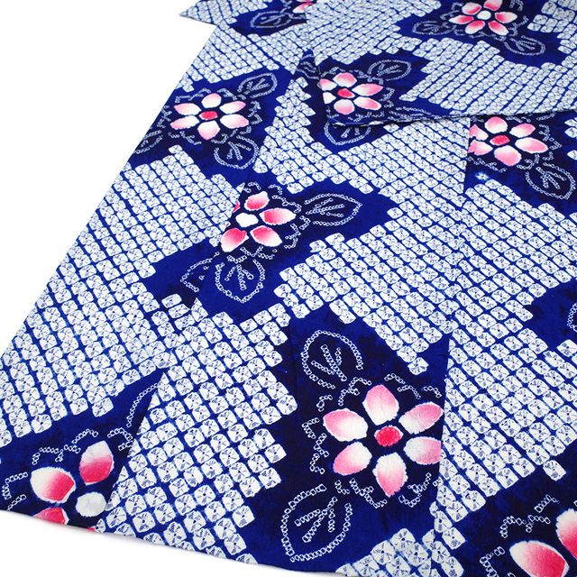 新古品】 夏物 本場有松鳴海絞り 浴衣 未使用 有松 ゆかた 絞り 木綿