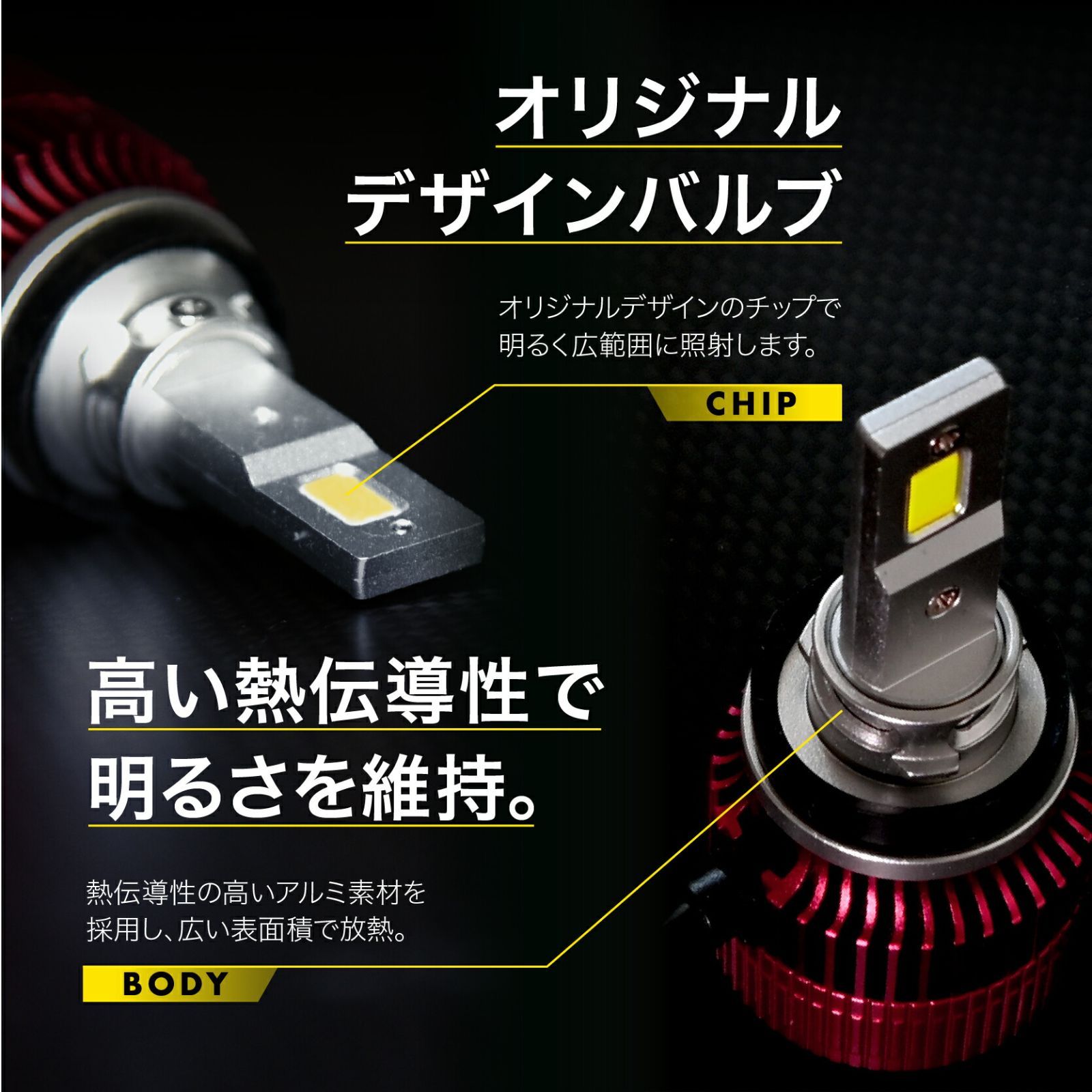 LED フォグランプ 爆光 VELENO 16000lm イエロー フォグ HB4 PSX24W