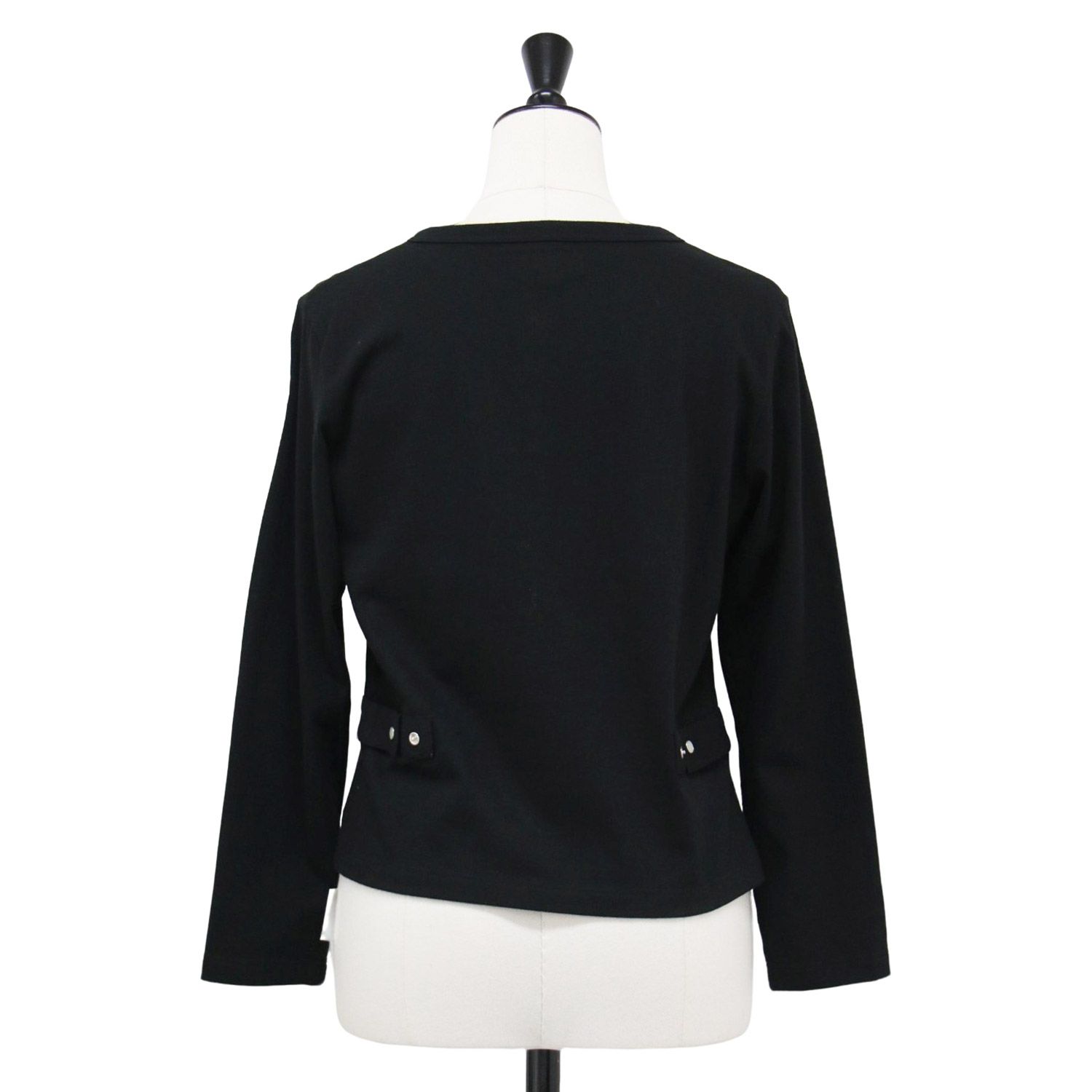 agnes b. アニエスベー カーディガン ブラック 黒 サイズ:2(M) | 天竺  