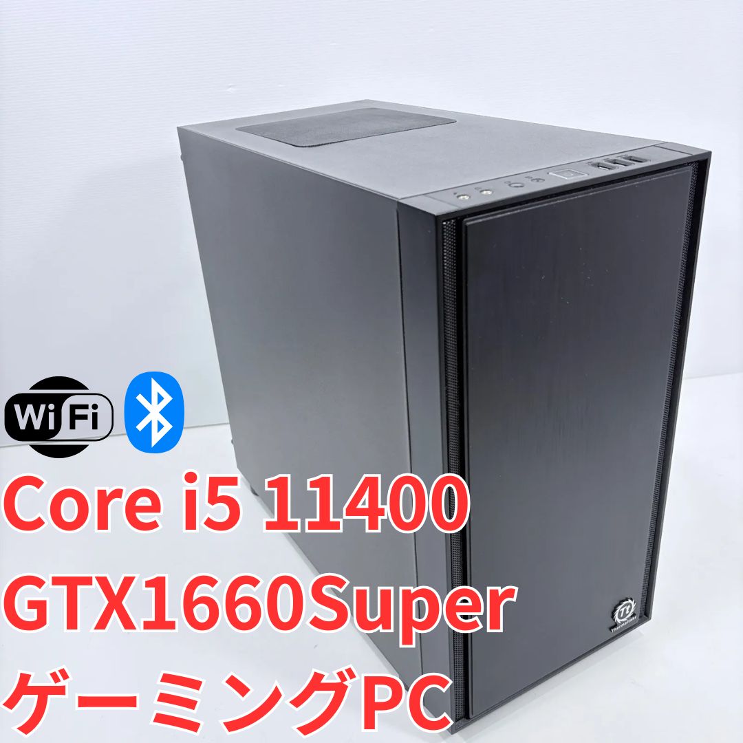 自作ゲーミングPC Core i5 11400 GTX1660super 16GB SSD500GB ♯2717