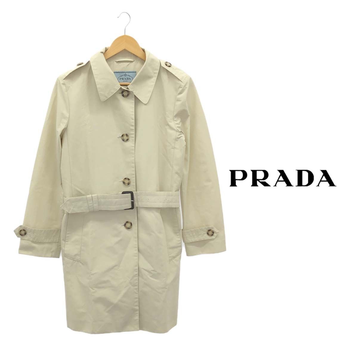 PRADA プラダ トレンチコート サイズ40 約9号 服 アウター レディース H20252