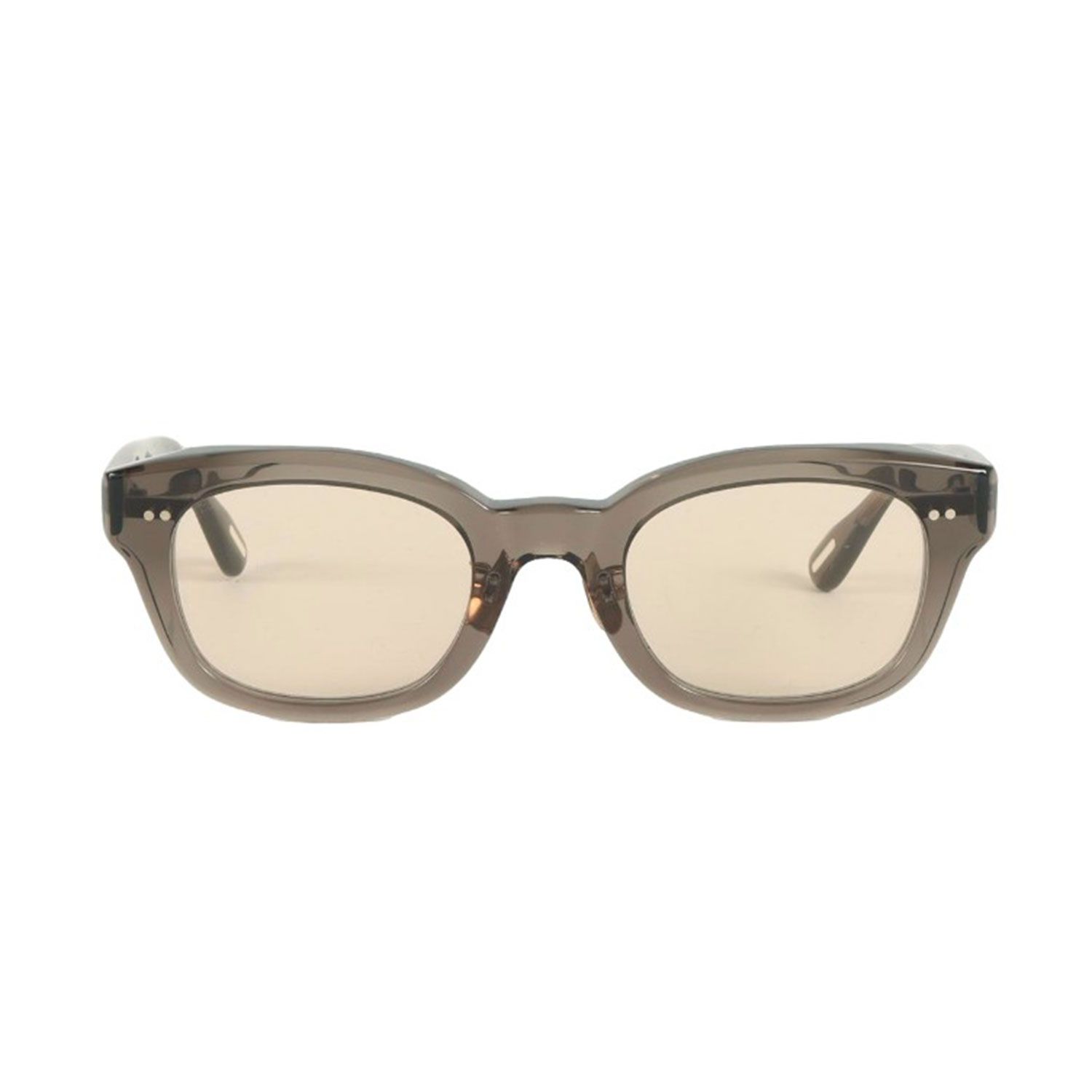 YUICHI TOYAMA. 外山雄一 ユウイチトヤマ ウエリントン型 サングラス LCY アイウェア セルフレーム レンズ グレー系 48 23 ブランド 眼鏡 レディース