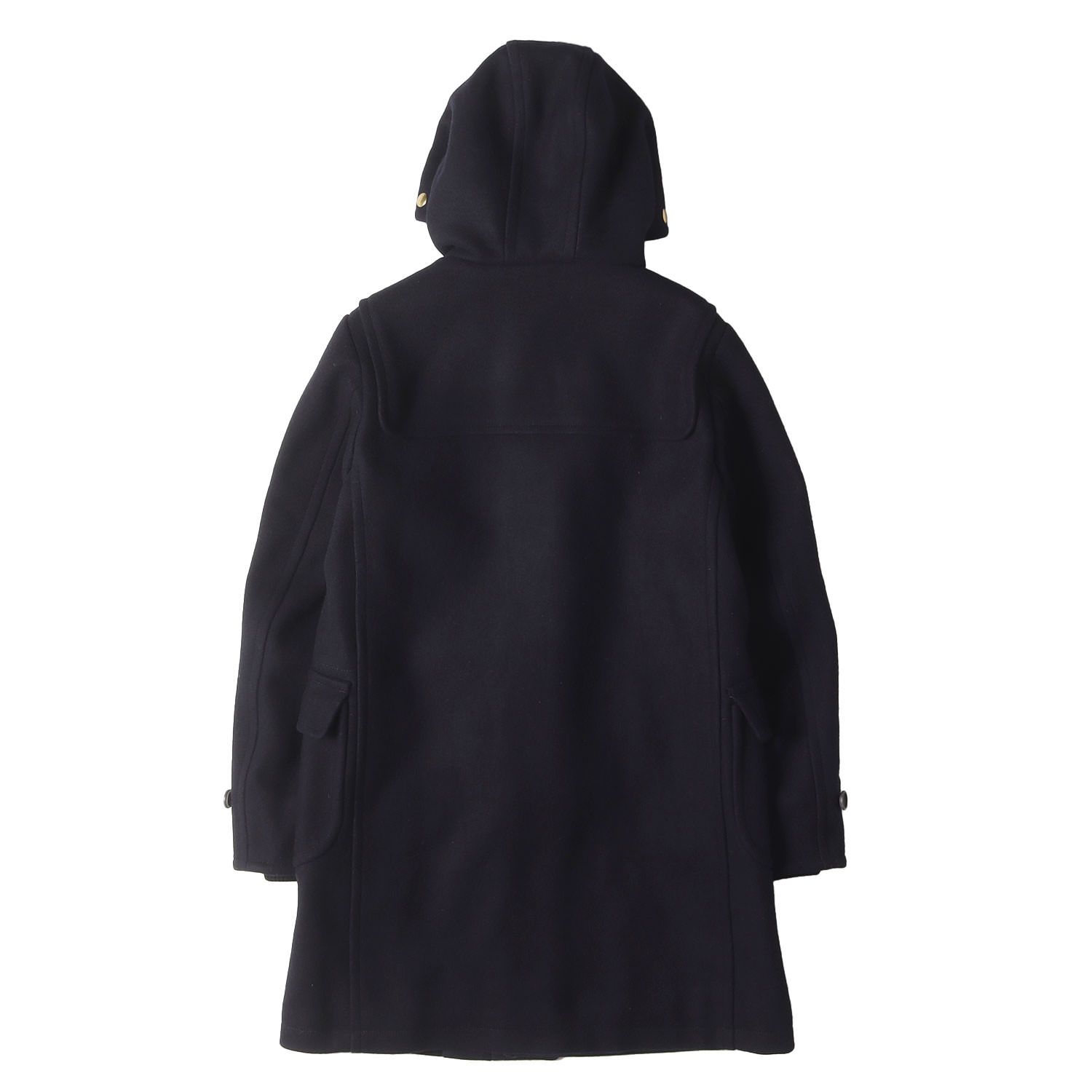 SCYE BASICS サイ ベーシック コート ネイビー 紺 サイズ 38 メルトンウール ダッフルコート アウター ジャケット 上着 シンプル メンズ