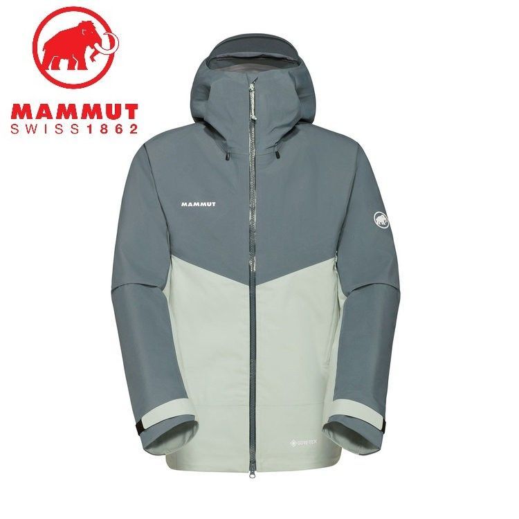 25秋冬 マムート MAMMUT メンズ クレーター IV ハードシェル フーデッド ジャケット AF 1010-30760 ゴアテックス 防水 マウンテンパーカー 登山 ジャケット レイン アウトドア キャンプ フード付き