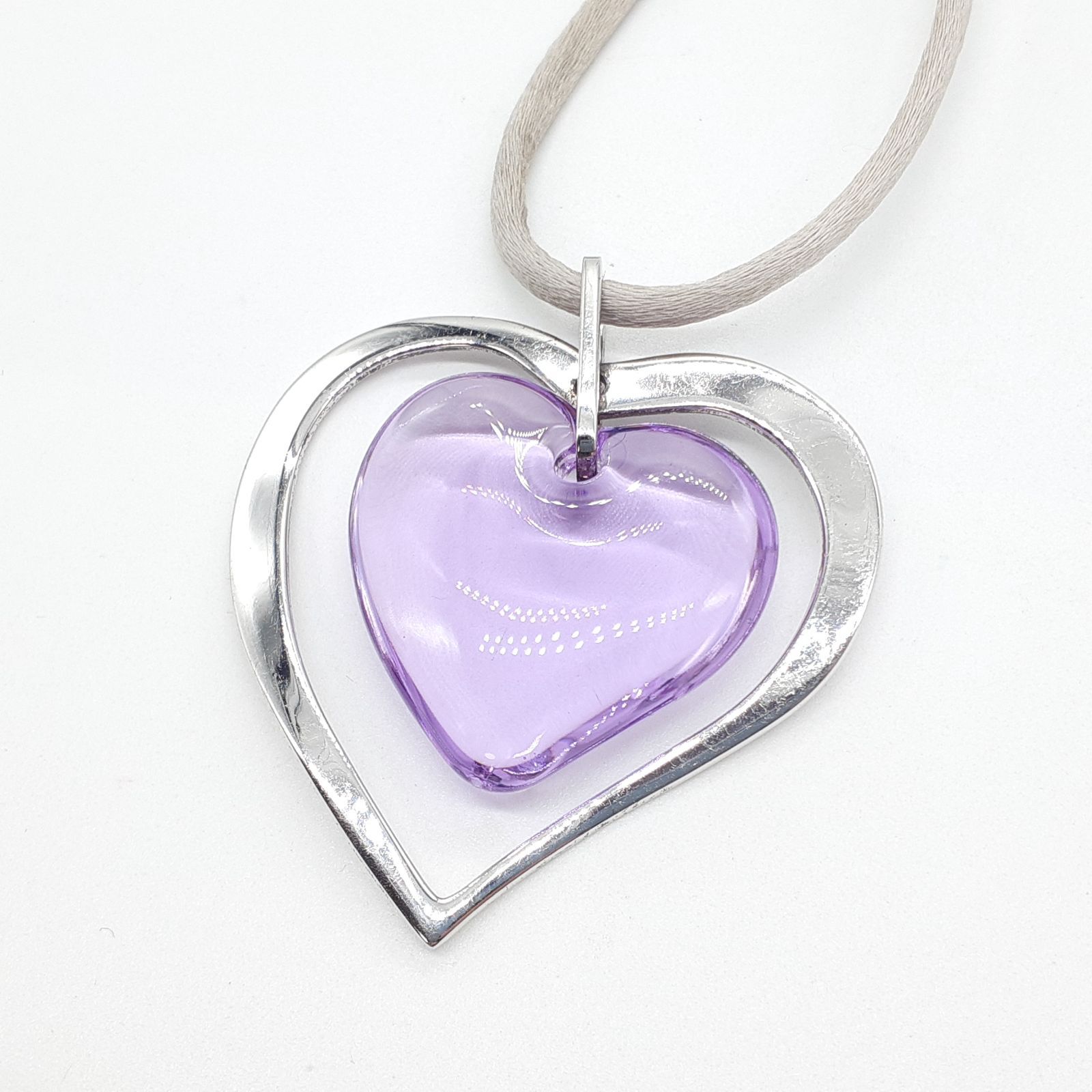 LALIQUE ラリック ネックレス チョーカー シルバー SILVER 925 ハート 
