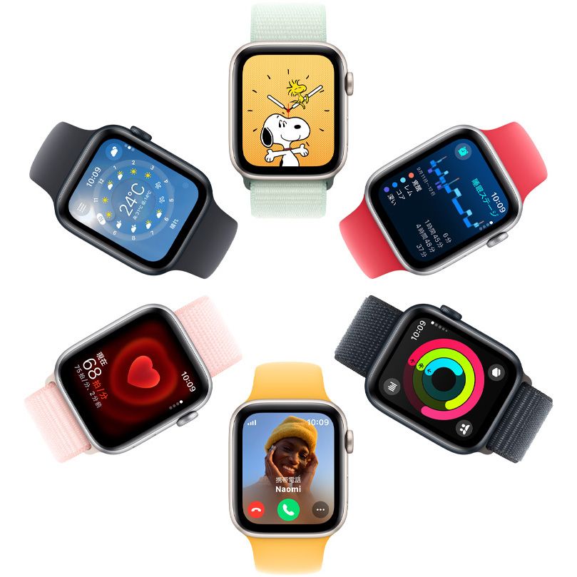 Apple Watch SE 第2世代 44 mm GPSモデル S Mサイズ Aランク アップルウォッチ AppleWatch スマートウォッチ