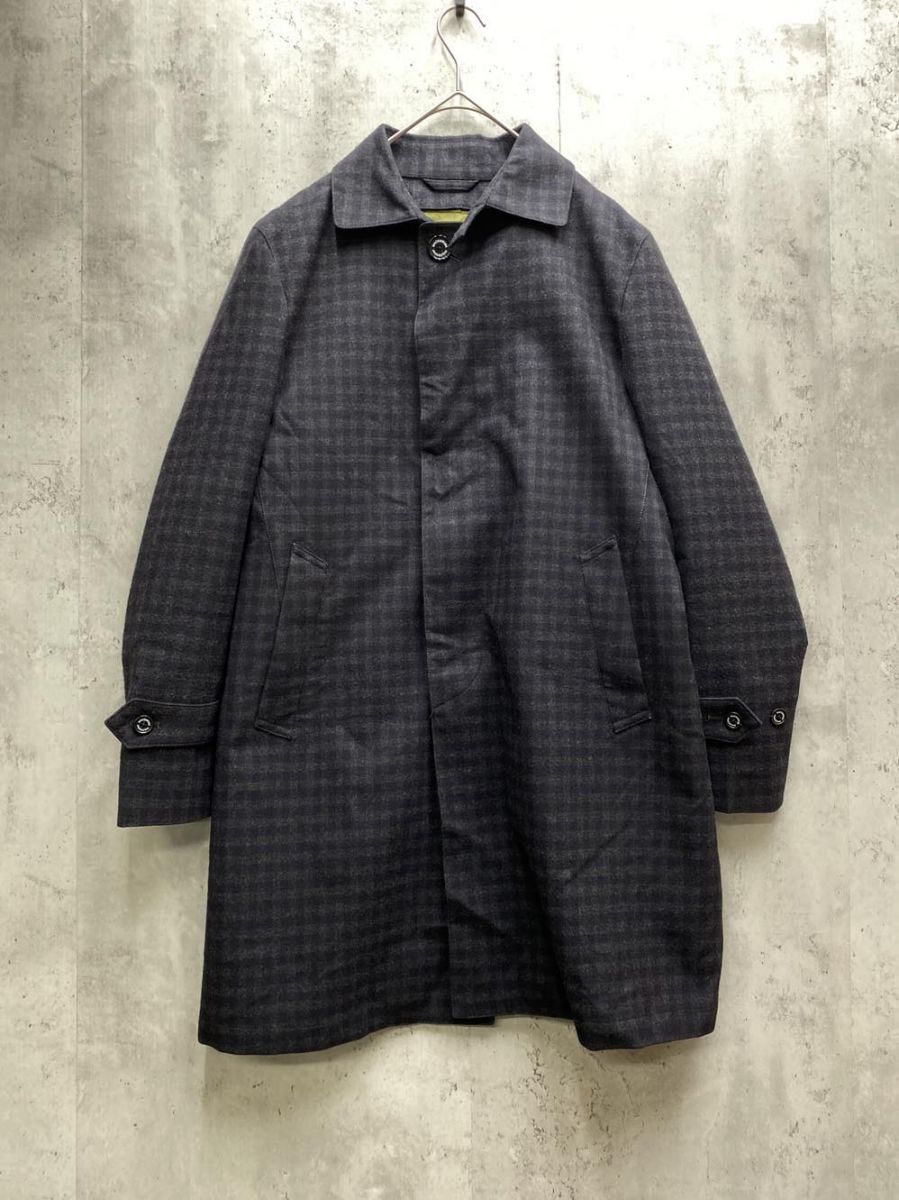 MACKINTOSH PHILOSOPHY マッキントッシュフィロソフィー H1C15-621-29 ステン コート size38 濃紺 レディース