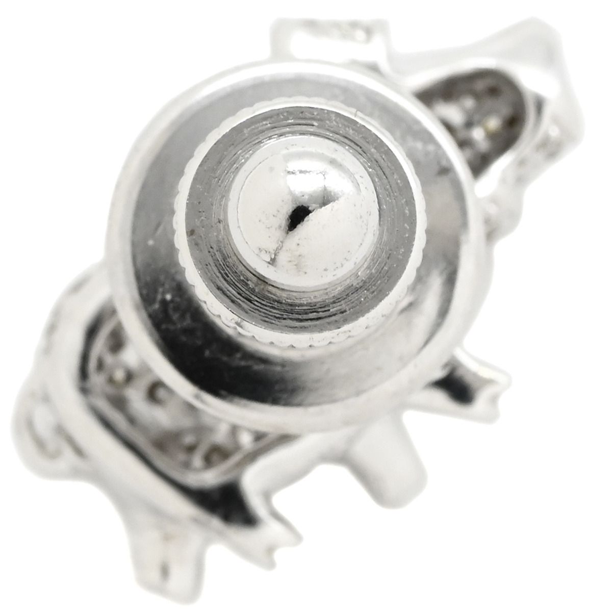 ミキモト ブローチ ブタ K 18 WG ダイヤモンド ホワイトゴールド Au 750 18金 ダイヤブローチ pigモチーフ 箱