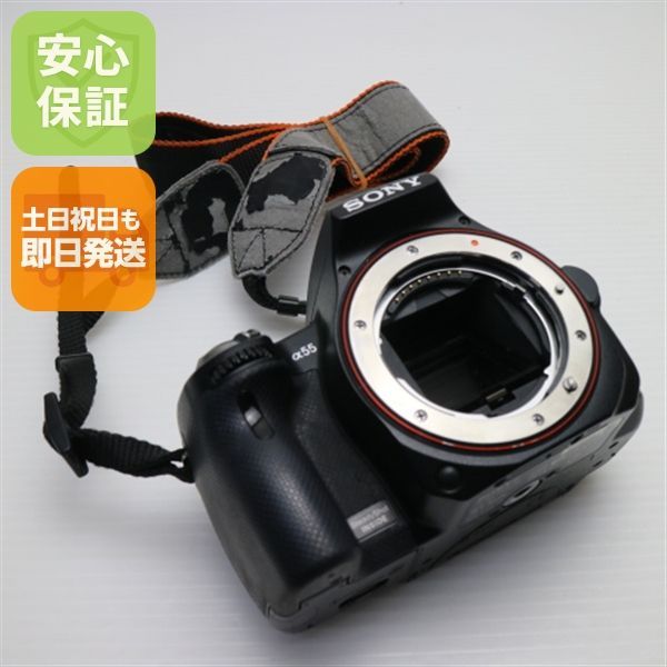 α55 SLT-A55V ブラック ボディ SONY デジタル一眼 本体 土日祝発送OK 02000