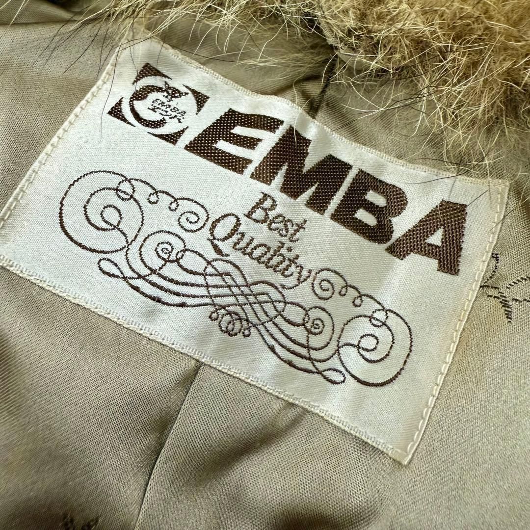 emba エンバ リアルファーコート 毛皮ジャケット アウター アニマル
