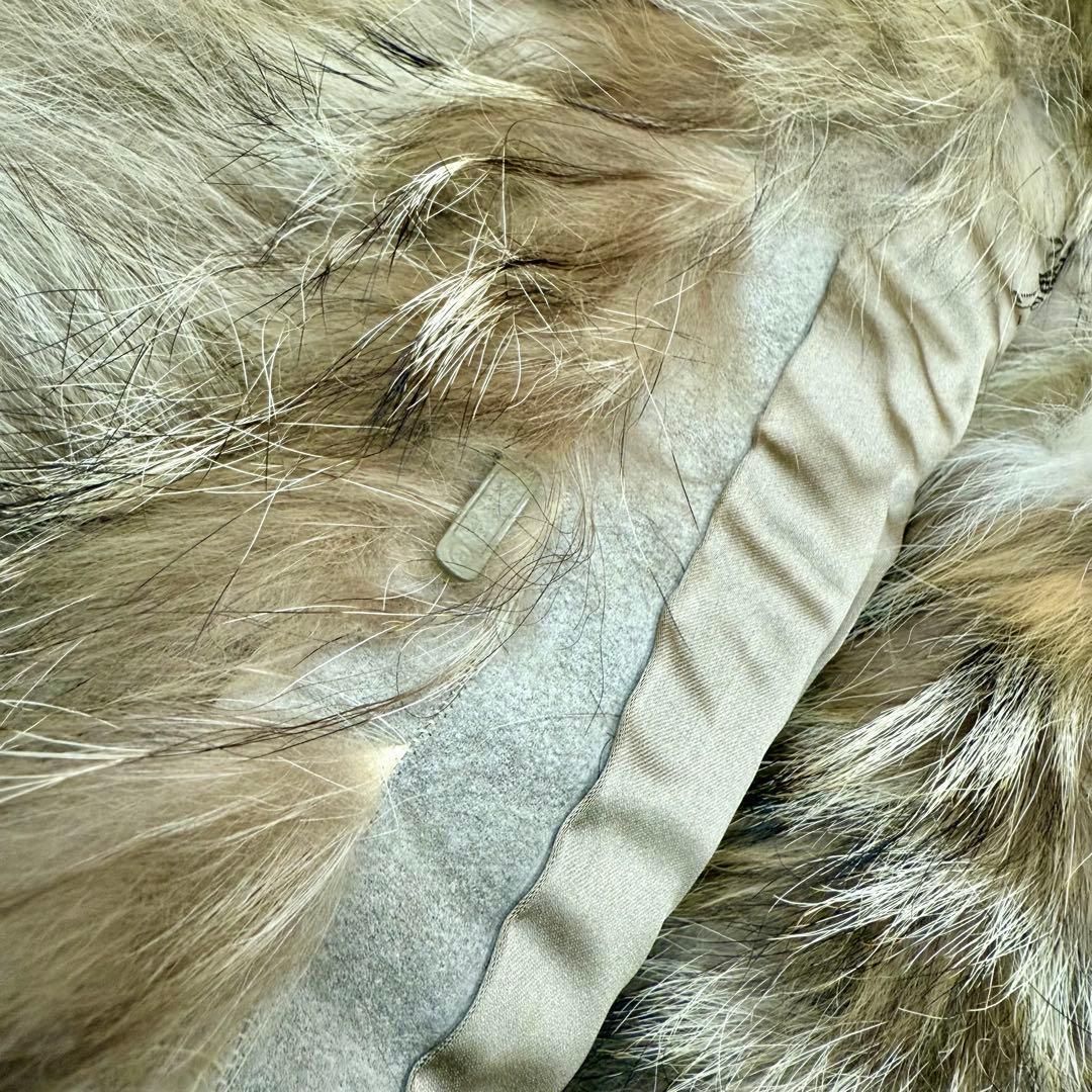 emba エンバ リアルファーコート 毛皮コヨーテジャケット FURアウター13 emba エンバ リアルファーコート 毛皮ジャケット アウター アニマル