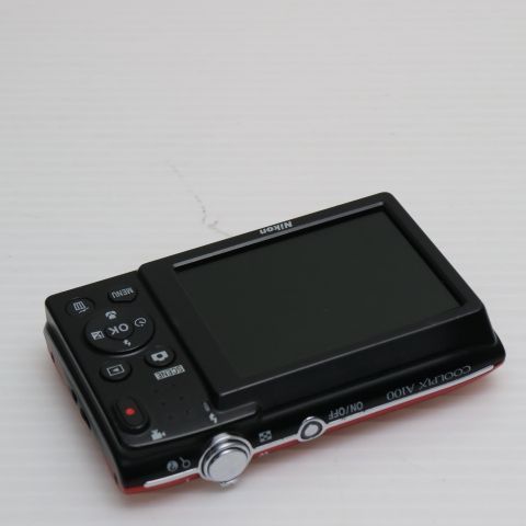 COOLPIX A100 レッド コンデジ Nikon 本体 土日祝発送OK 02000