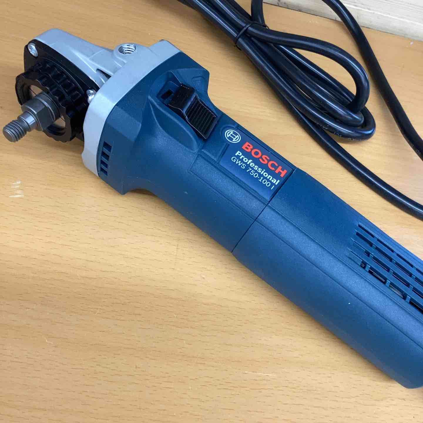 ボッシュ BOSCH 100mmディスクグラインダー GWS750-100IDIY 鉄筋 アングル材 仕上げ磨き 建築 石材 加工 コンクリート ブロック レンガ タイル 研磨 ガラス 断面磨き 加工 越谷店