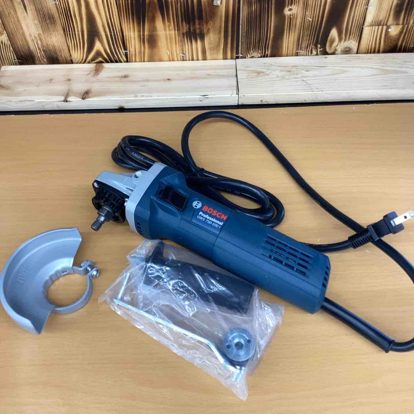 ボッシュ BOSCH 100mmディスクグラインダー GWS750-100IDIY 鉄筋 アングル材 仕上げ磨き 建築 石材 加工 コンクリート ブロック レンガ タイル 研磨 ガラス 断面磨き 加工 越谷店