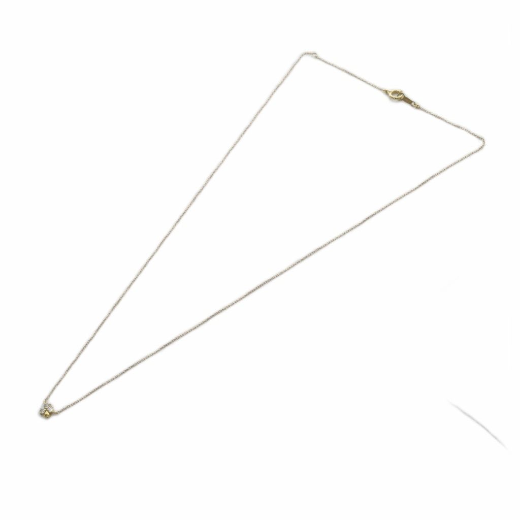 アーカー AHKAH クローバーディアリー ネックレス K18YG イエロー