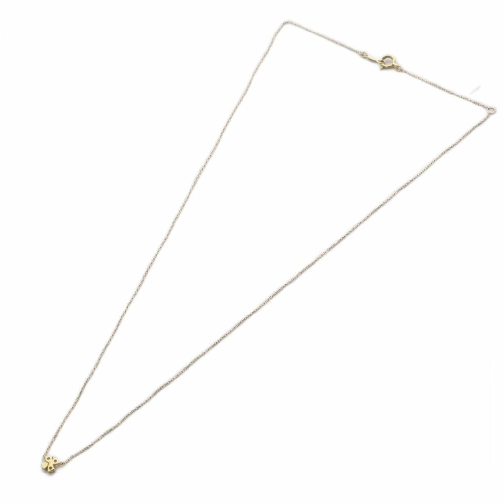 アーカー AHKAH クローバーディアリー ネックレス K18YG イエロー