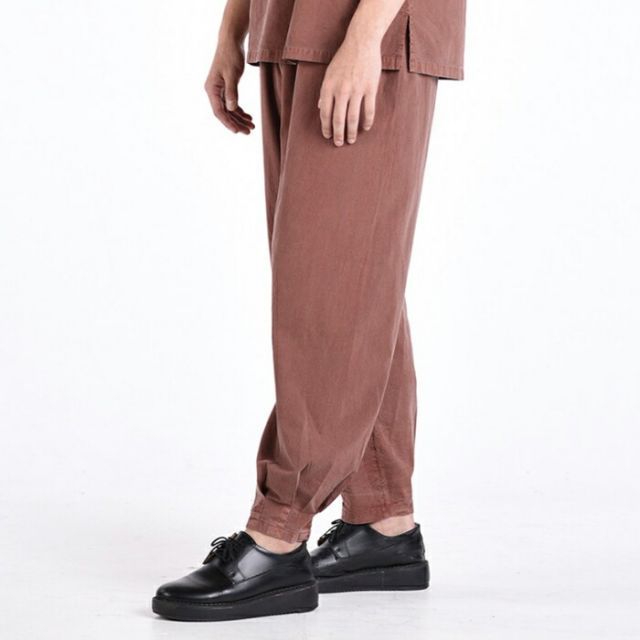  センファルチョゴリ ユニフォーム 男性用 半袖上下ブラウン senfalcho-sm 57-2-s 綿シャツ メンズ 半袖 長ズボン セットアップ 部屋着 その他 浴衣