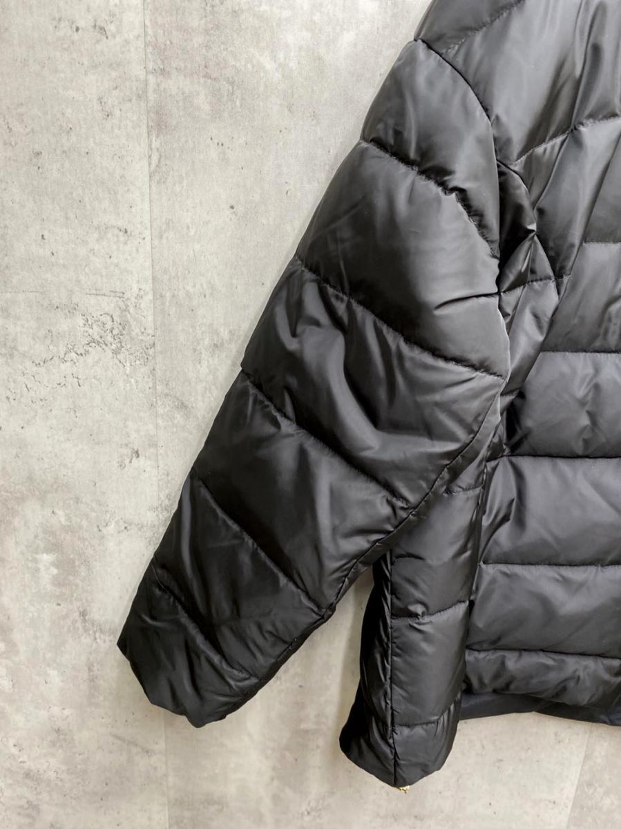 le.coeur blanc ルクールブラン リバーシブルフードショートダウン ジャケット size38 黒 レディース
