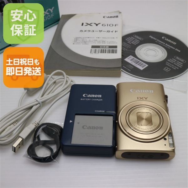 IXY 610F ゴールド デジカメ Canon 本体 土日祝発送OK 02000
