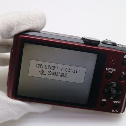 美品 DMC-TZ40 LUMIX レッド 即日発送 デジカメ Panasonic 本体 土日祝