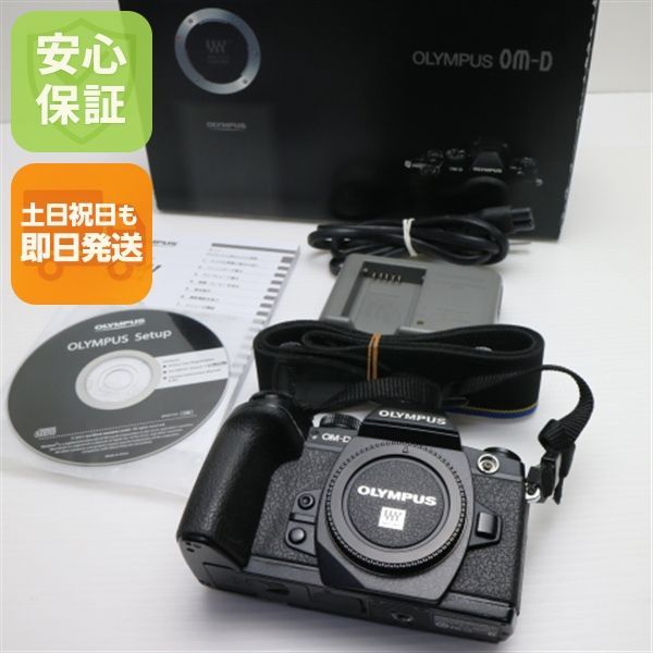 E-M1 OM-D ブラック ミラーレス一眼 OLYMPUS 本体 土日祝発送OK 02000
