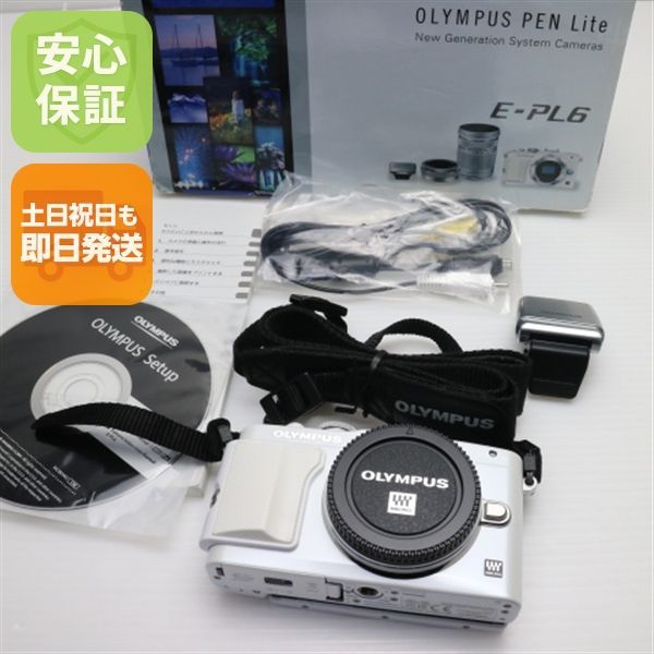 E-PL6 OLYMPUS PEN Lite ホワイト ミラーレス一眼 OLYMPUS 本体 土日祝発送OK 02000