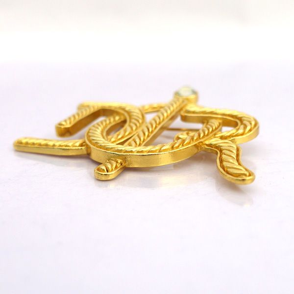 Christian Dior / クリスチャンディオール ◇ブローチ ロゴ エンブレム