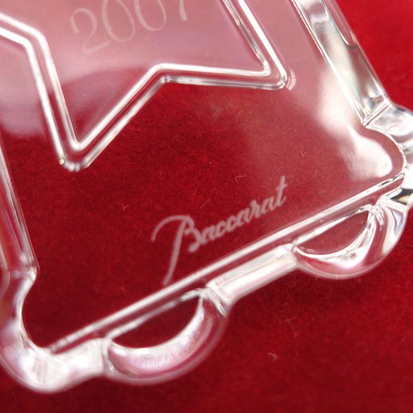 BACCARAT / バカラ ◇オーナメント クリスマス クリスタル ノエル 2007