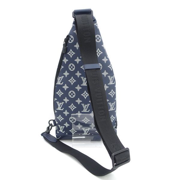 LOUIS VUITTON ルイヴィトン デュオ スリングバッグ ワンショルダー モノグラムシャドウ ネイビー M24751 バッグ バック BAG 鞄 カバン ブランド