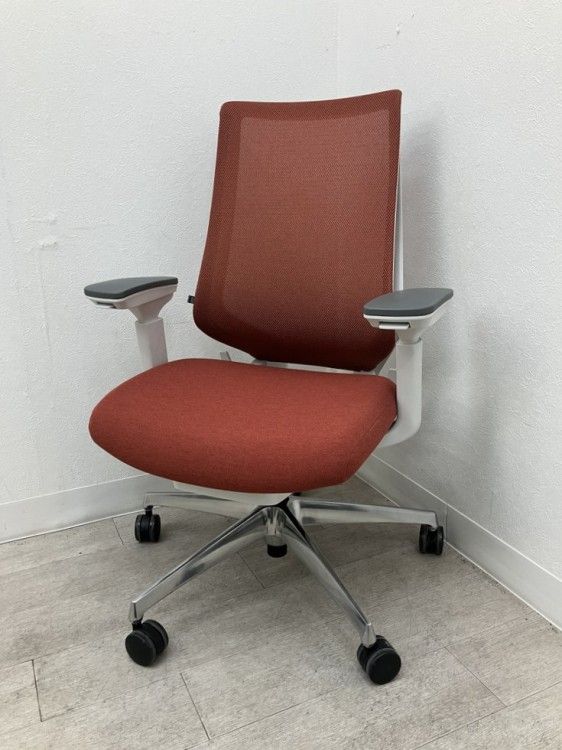 アウトレット品 コクヨ 可動肘付デュオラ2チェア C 08 W 202 MW レッド