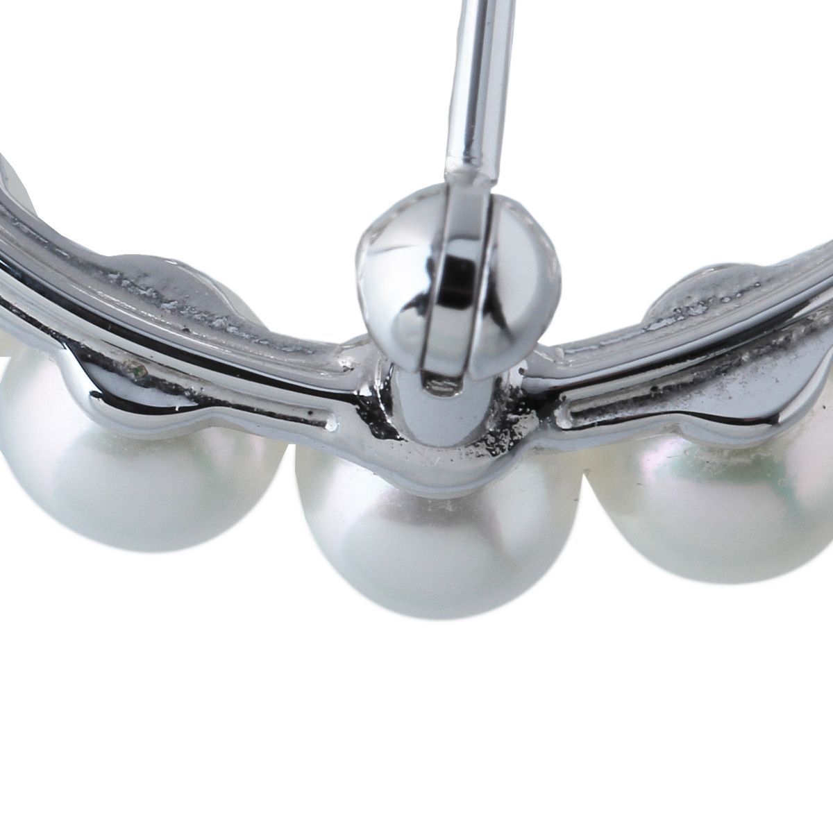 ミキモト パール サークル ブローチ アコヤパール4.4mm シルバー