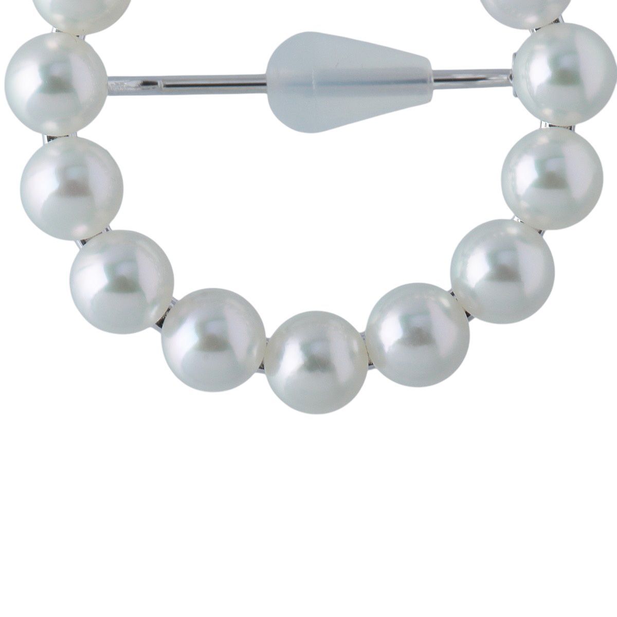 る*ん様 MIKIMOTO サークル　ブローチ　アコヤパール　silver MIKIMOTO ミキモト パール サークル ブローチ アコヤパール4.4mm K18YG