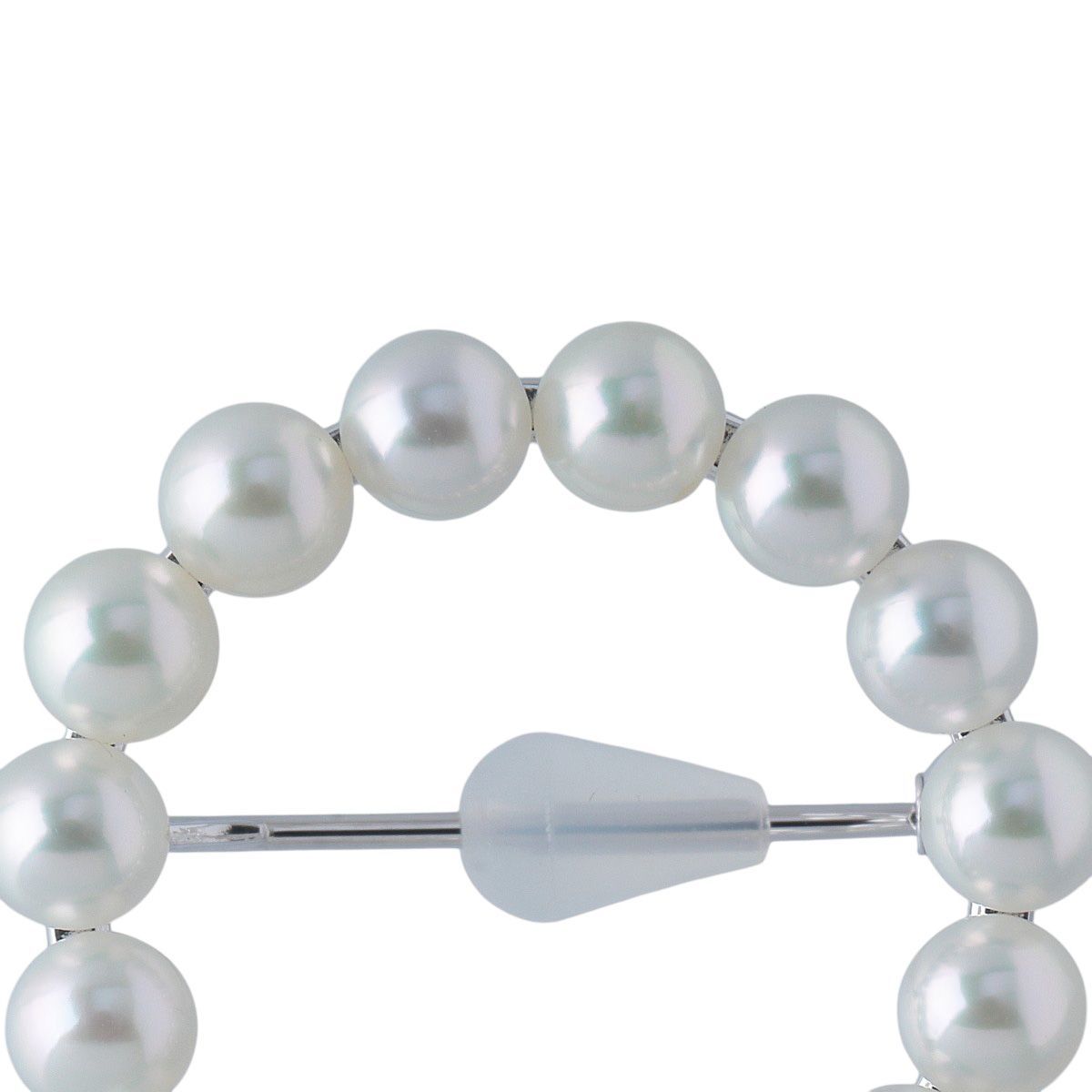 ミキモト パール サークル ブローチ アコヤパール4.4mm シルバー