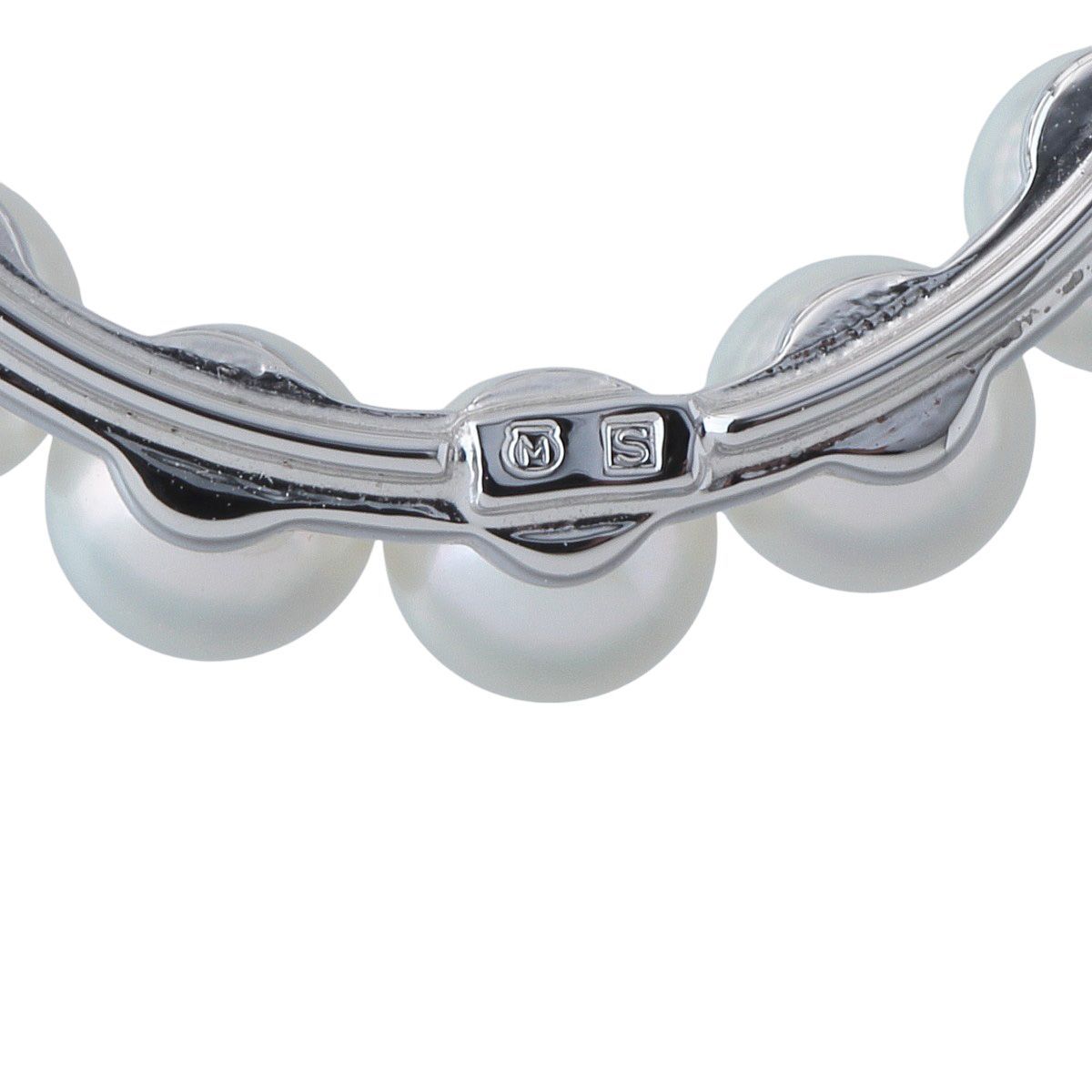 ミキモト パール サークル ブローチ アコヤパール4.4mm シルバー