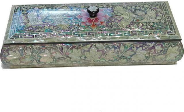 螺鈿の韓国カトラリーボックス 箸入れ sujoire 2 s ギフト お土産 引出物 結婚祝