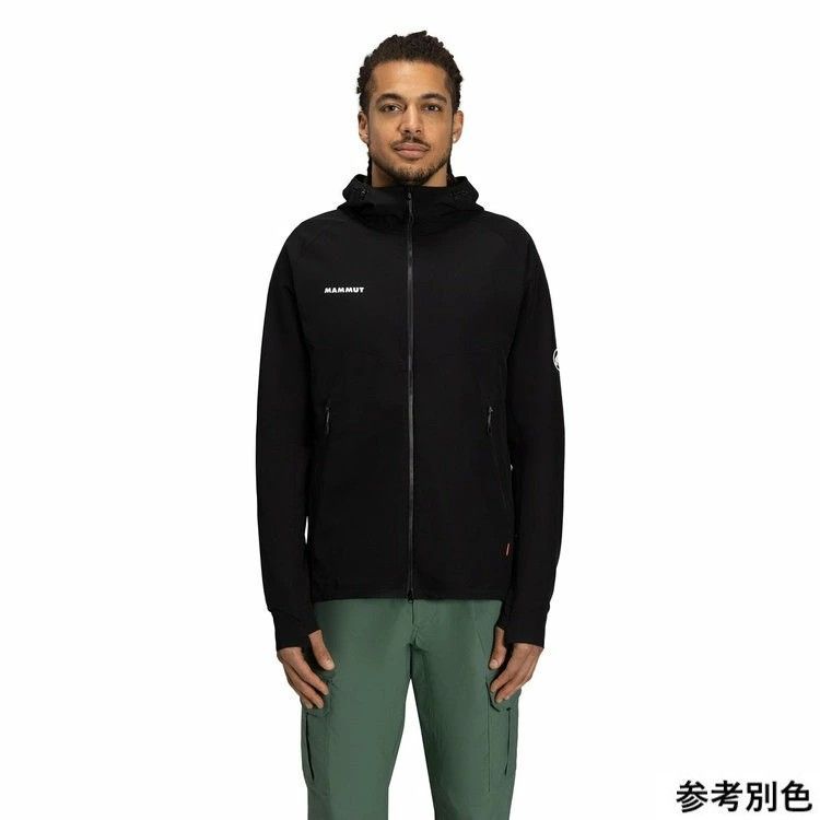 25秋冬マムート MAMMUT メンズ マクン 2.0 フーデッド ジャケット 1011-00792 撥水 ソフトシェル ストレッチ マウンテンパーカー フード付き アウトドア キャンプ 登山